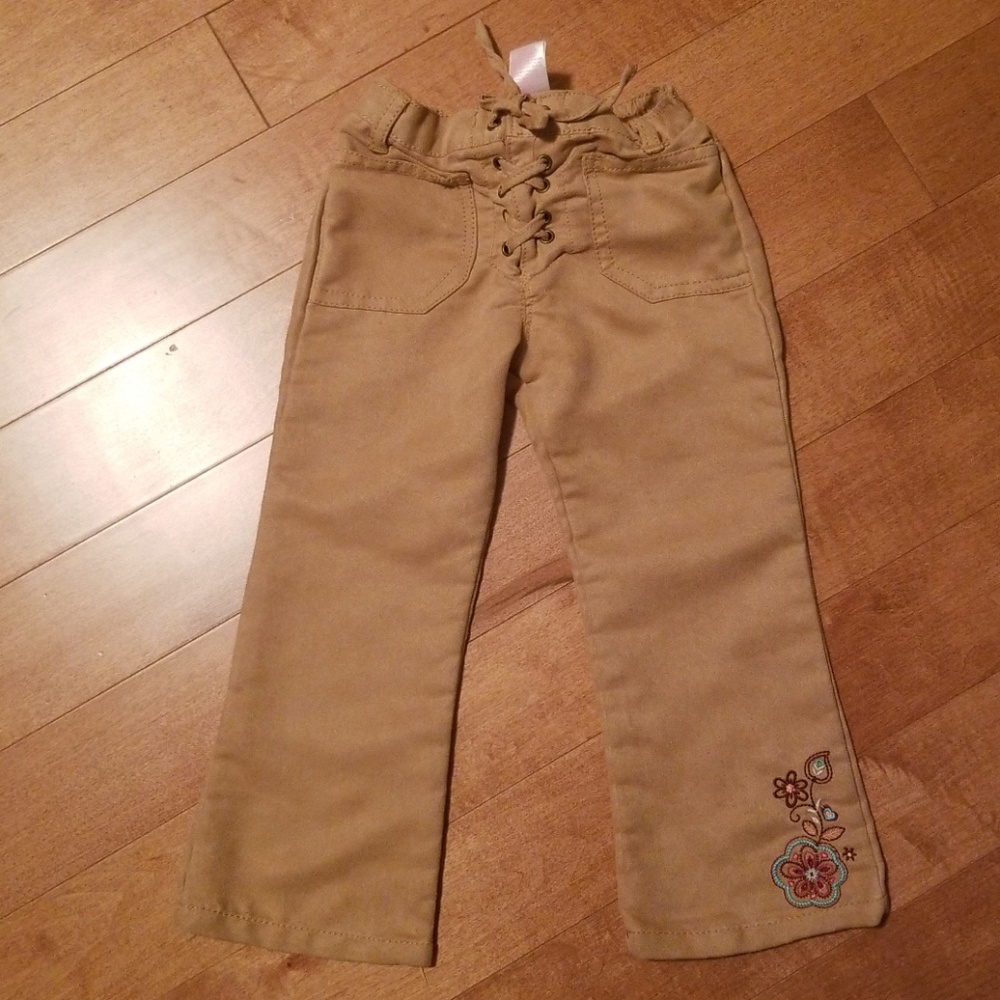 Nannette Girl Camel Pants - 3T